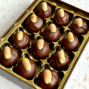 Peanut Praline Truffles