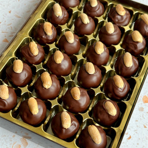 Peanut Praline Truffles